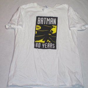 BATMAN 80 YEARS / awesome con TEE mens large